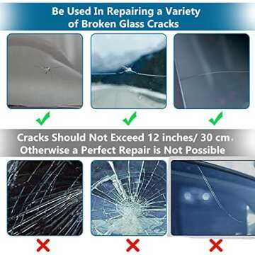 Windshield Crack Repair Kit for Quick Car Damage Fix