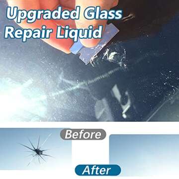 Windshield Crack Repair Kit for Quick Car Damage Fix