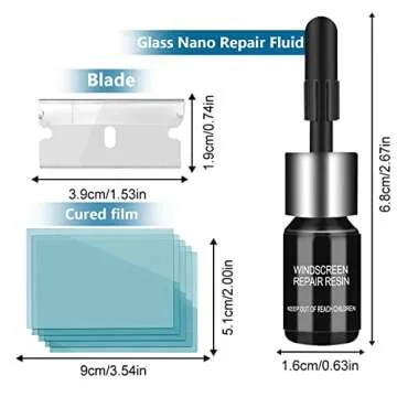 Windshield Crack Repair Kit for Quick Car Damage Fix