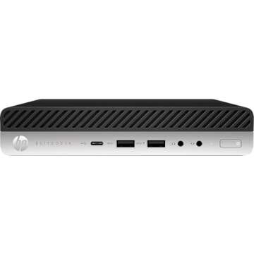 hp EliteDesk 800 G5 High-Performance Mini PC Desktop Compute, Core i7-9700T up to 4.8GHz, 16GB DDR4, 512GB SSD, Keyboard & Mouse, WiFi, Bluetooth, 4K Support, DP, Windows 11 Pro (Renewed)