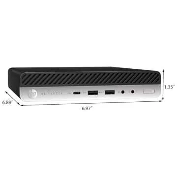 hp EliteDesk 800 G5 High-Performance Mini PC Desktop Compute, Core i7-9700T up to 4.8GHz, 16GB DDR4, 512GB SSD, Keyboard & Mouse, WiFi, Bluetooth, 4K Support, DP, Windows 11 Pro (Renewed)