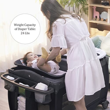 Pamo Babe Playard Deluxe - Versatile Baby Playard for Toddler Comfort