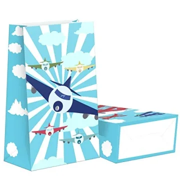 Airplane Goodie Bags - 24 Pcs for Kids Birthday Parties