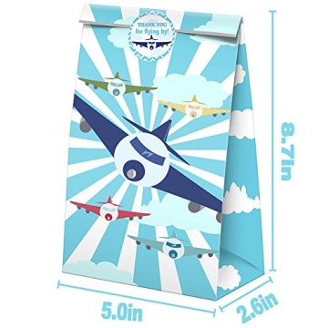 Airplane Goodie Bags - 24 Pcs for Kids Birthday Parties