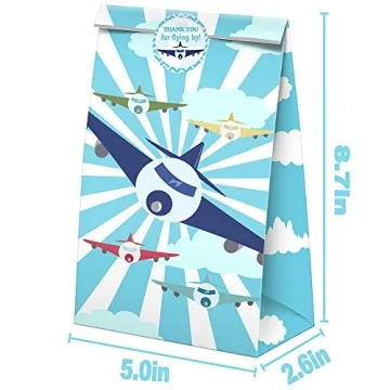 Airplane Goodie Bags - 24 Pcs for Kids Birthday Parties