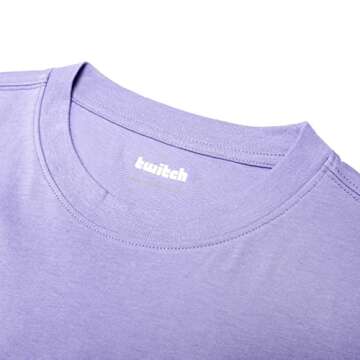 Twitch Long-Sleeve T-Shirt - Dusty Purple M
