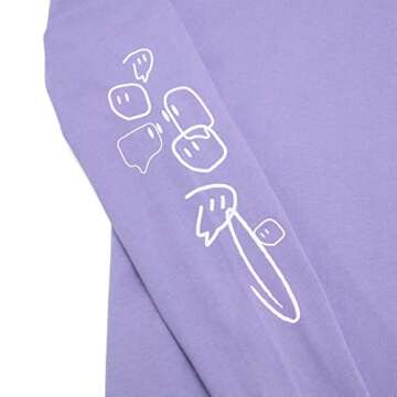 Twitch Long-Sleeve T-Shirt - Dusty Purple M