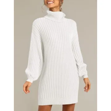 Stylish LOGENE Women's Oversized Sweater Dress for Winter