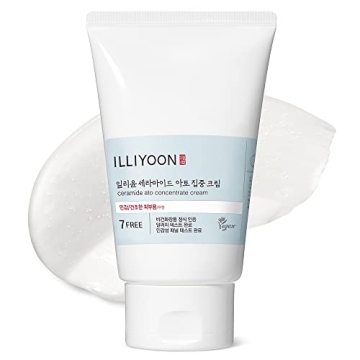 Illiyoon Ceramide Ato Concentrate Cream - 100hr Hydration for All Skin Types | Vegan Certified, 6.76...