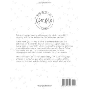 Old Testament June 2022 Workbook 6: Family Activities & Lessons