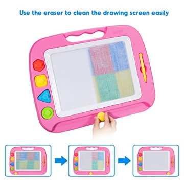 GILE Magnetic Drawing Board for Kids - Educational Fun