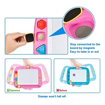GILE Magnetic Drawing Board for Kids - Educational Fun