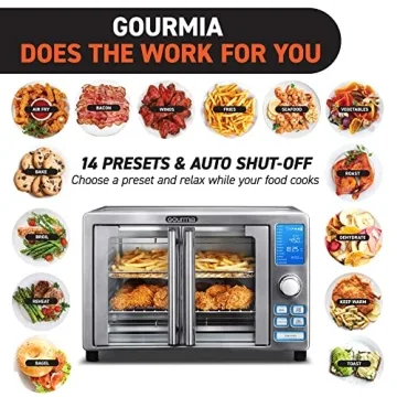Gourmia GTF7520 Toast Oven Air Fryer for Healthy Families