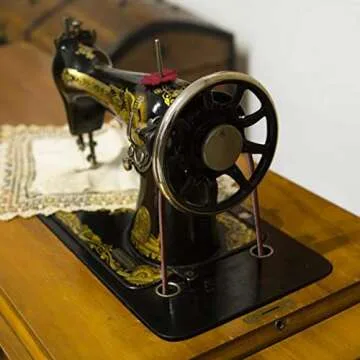 71" 3/16" Leather Belt Treadle Parts with Hook for Singer/Jones Sewing Machine