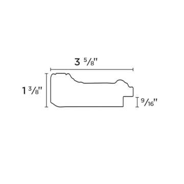 Museum Plein Aire Ornate Picture Frame - 5x7", Set of 2 Gold Leaf Oil Painting Frames | Hand Leafed High-End Antique Style Frames | Open Back Frames with No Glass or Backing