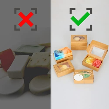 COTOPHER Soap Box 30Pcs for Handmade Soap & Gifts