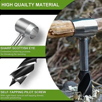 Bushcraft Manual Auger for Easy Drilling Outdoors