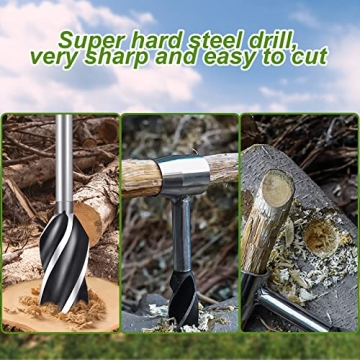 Bushcraft Manual Auger for Easy Drilling Outdoors