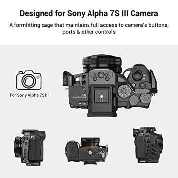 SmallRig A7S III Cage - Lightweight Magnesium-Aluminum Design