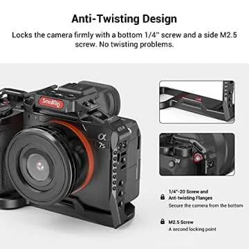 SmallRig A7S III Cage - Lightweight Magnesium-Aluminum Design