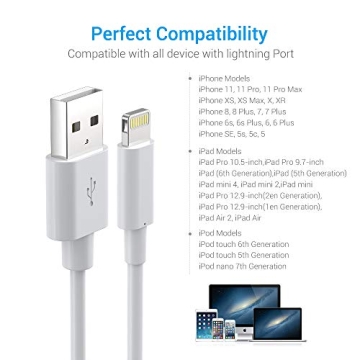 Lightning Cable MFi Certified 3Pack Fast Charging Cords