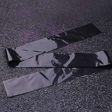 Tattoo Clip Cord Covers, Tattoo Supplies and Equipment Tattoo Filter Pen Machine Bag for Tattoo Machine Pen Type Covers Bag 125pcs/box （Black)