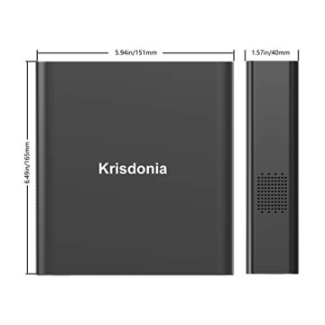 Krisdonia 27000mAh AC Outlet Portable Laptop Charger