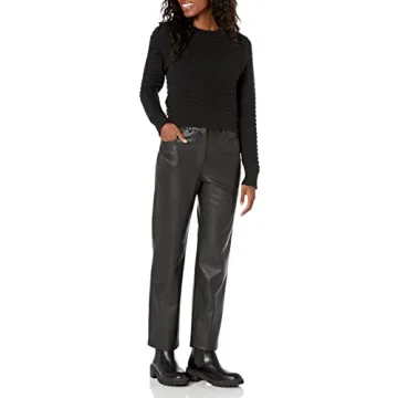 Vegan Leather Pants by The Drop – Stylish and Sustainable