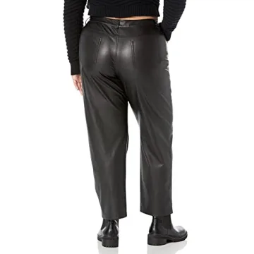Vegan Leather Pants by The Drop – Stylish and Sustainable
