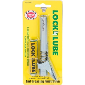 LockNLube Grease Gun Coupler XL for Hassle-Free Greasing