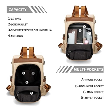 CHERUTY Stylish Women Backpack Purse Anti-theft Design