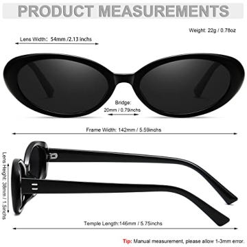 Verfimaci Retro Oval Sunglasses Women UV400 Fashion