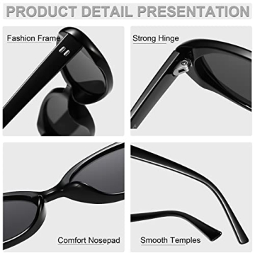 Verfimaci Retro Oval Sunglasses Women UV400 Fashion