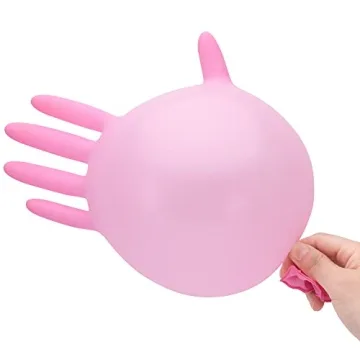 Stylish SwiftGrip Pink Disposable Gloves for Estheticians