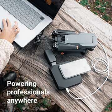 Omni 20+ Professional Premium Portable Power Bank with AC Outlet 20,000mAh/71Wh,Laptop Power Bank,Universal Charger for All Devices, Fast Charging USB-C & QC 3.0, Travel-Friendly Power Solution