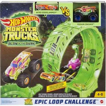 Glow in the Dark Hot Wheels Epic Loop Challenge Playset
