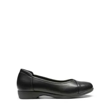 DREAM PAIRS Womens Ballet Flats, Comfortable Slip On Business Office Dress Shoes for Women Dressy and Work with 3D Molded Insole, Black, Size 7, Sdfa2406w