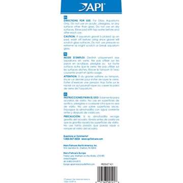 API Algae Scraper for Glass Aquariums - Easy Cleaning Tool