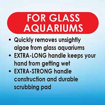 API Algae Scraper for Glass Aquariums - Easy Cleaning Tool