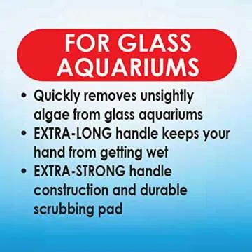 API Algae Scraper for Glass Aquariums - Easy Cleaning Tool