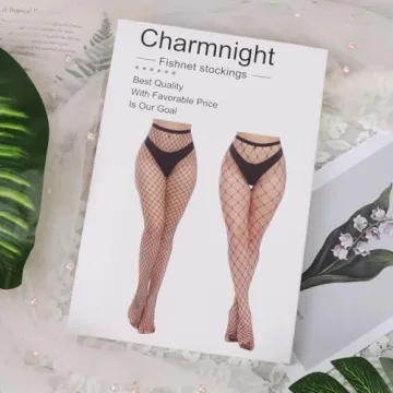 High Waist Fishnet Stockings - 2 Pair Set