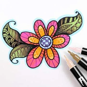 Tombow Dual Brush Pen Art Markers, Portrait, 6-Pack