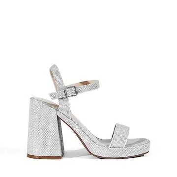 DREAM PAIRS Heels for Women Block Chunky Platform High Heels Open Toe Giselle Fashion Wedding Party ...