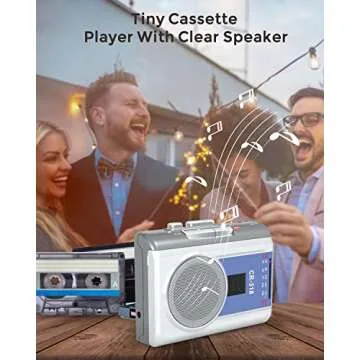 Gracioso Portable Cassette Recorder Player - Vintage & Compact