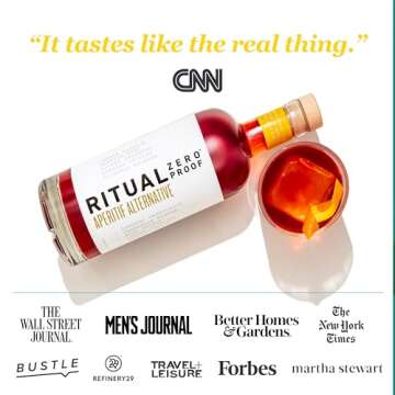 RITUAL ZERO PROOF Aperitif Alternative | Award-Winning Non-Alcoholic Spirit | 25.4 Fl Oz (750ml) | Zero Calories | Sustainably Made in USA | Make Delicious Alcohol Free Cocktails
