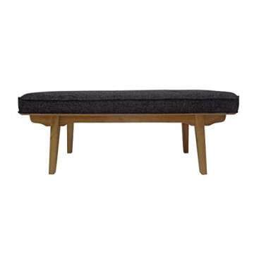 Shop Mid Century Fabric Bench by Christopher Knight Home
