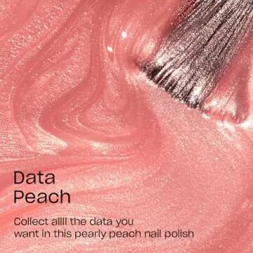 OPI Nail Lacquer Data Peach Chip Resistant Nail Polish