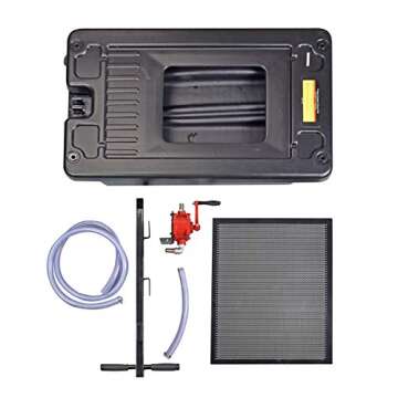 Aain A047 Oil Drain Pan Caddy 17 Gallon Capacity