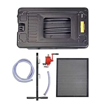 Aain A047 Oil Drain Pan Caddy 17 Gallon Capacity