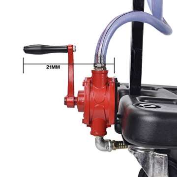 Aain A047 Oil Drain Pan Caddy 17 Gallon Capacity